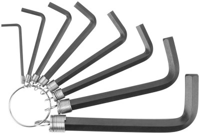 Набор ключей шестигранных на кольце 8шт (2-10мм) CrV FIT 64165