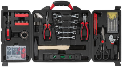 Набор инструмента 140шт пластик. чемодан FIT 65148