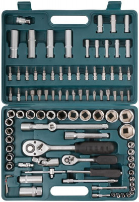Набор инструмента автомобильный 94шт CrV 1/2дюйм+1/4дюйм FIT 65214
