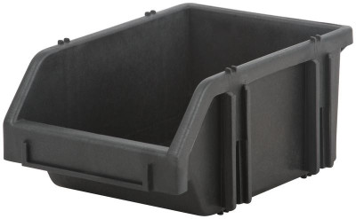 Лоток для крепежа пластик. черный 75х110х165мм FIT 65693
