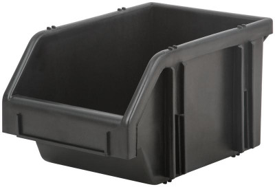 Лоток для крепежа пластиковый черный 125х150х230мм FIT 65694