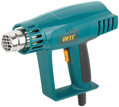 Фен технический 2000Вт; 250/500град.; 250/550 л/мин; рез. накл.; коробка FIT 80607
