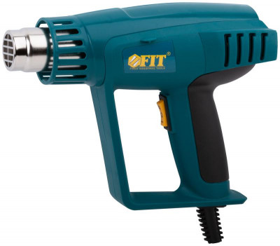 Фен технический 2000Вт; 250/500град.; 250/550 л/мин; рез. накл.; кейс FIT 80608