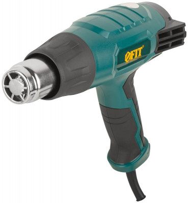 Фен технический 2000Вт; 60/400/600град.; 300/500/500л/мин; рез. накл.; коробка FIT 80611