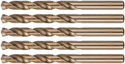 Набор сверл по металлу ПРОФИ/Profi 10х133мм с кобальтом 5% (уп.5шт) Cutop 48-100-5