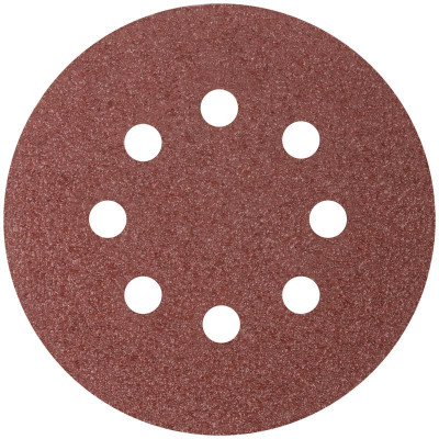 Набор кругов шлифовальных абразивных перфорир. на ворсовой основе под 
