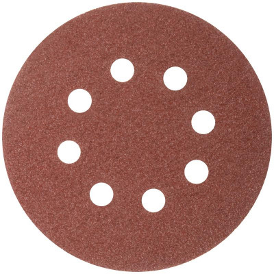 Набор кругов шлифовальных абразивных перфорир. на ворсовой основе под 