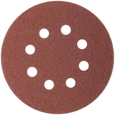Набор кругов шлифовальных абразивных перфорир. на ворсовой основе под 
