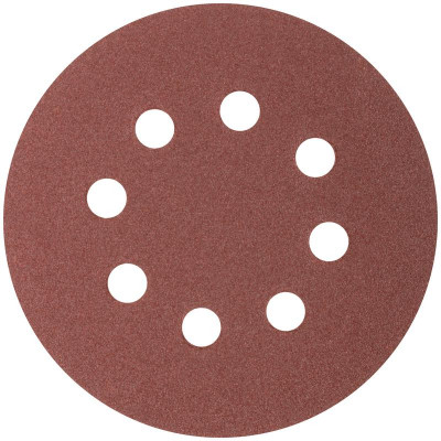 Набор кругов шлифовальных абразивных перфорир. на ворсовой основе под 