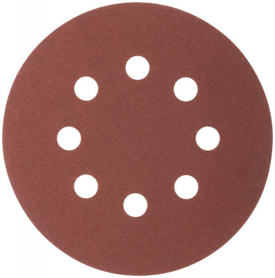 Набор кругов шлифовальных абразивных перфорир. на ворсовой основе под 