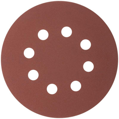Набор кругов шлифовальных абразивных перфорир. на ворсовой основе под 