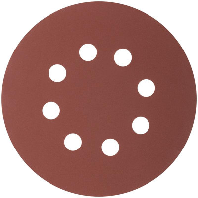 Набор кругов шлифовальных абразивных перфорир. на ворсовой основе под 