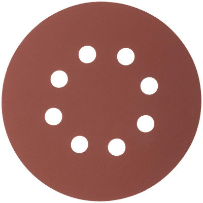Набор кругов шлифовальных абразивных перфорир. на ворсовой основе под 