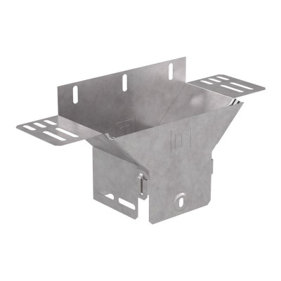 Ответвитель для лотка вертикальный 100х100 с крышкой Стандарт Промрукав PR16.10936