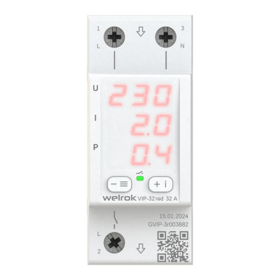 Реле многофункциональное VIP-32 red Welrok 4660251140502