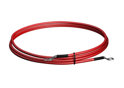 Кабель АКБ 2000мм STARK 25кв.мм М8-необжат красн. (для любого INV LT) Stark Country