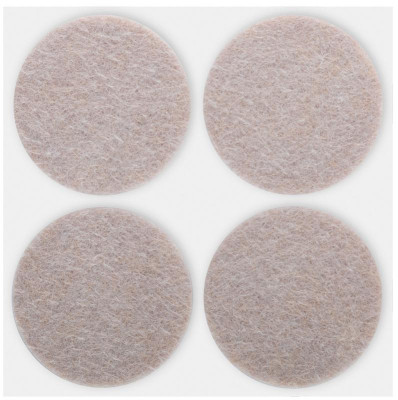Подкладка для мебели самоклеющиеся круглые 34мм войлок (уп.4шт) FIT 67511
