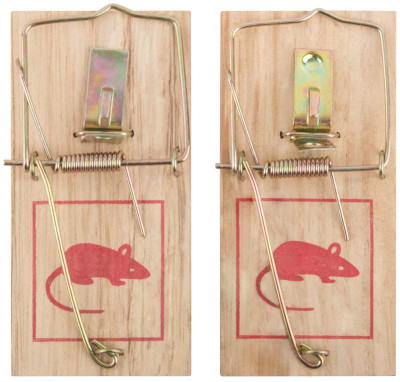 Мышеловка деревянная малые 100х45мм (уп.2шт) FIT 67800