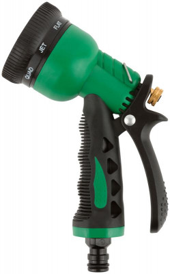 Пистолет для полива 8 режимов 170мм зел. FIT 77305