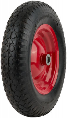 Колесо запасное 400х90х230мм для тачки 77557 (4.80дюйм/4.00дюйм-8дюйм) (посадка ширина 90мм диаметр 20мм ) FIT 77567