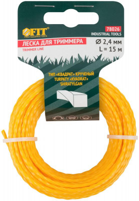 Леска для садовых триммеров крученая 