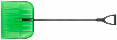 Лопата для уборки снега средняя Профи 460х400х1380мм алюм. черенок; поликарбонат. FIT 68114