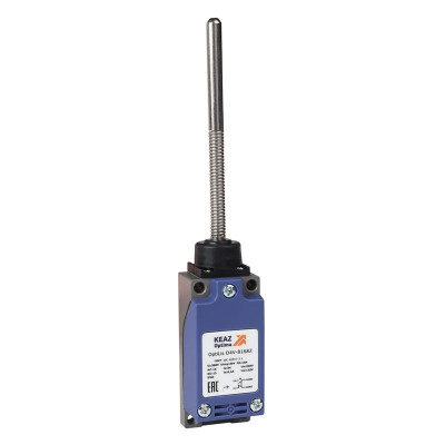 Выключатель концевой OptiLiS D4V-8166Z пружина с наконечником пластик. XCKP2107P16 КЭАЗ 365298