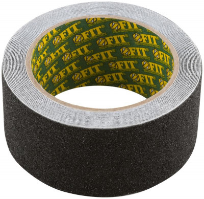 Лента клейкая противоскользящая 50ммх5м черн. FIT 11963