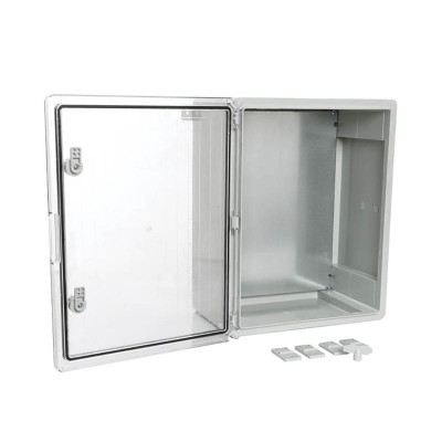 Корпус ЩМП 500х400х240 IP65 прозр. дверь с монтажн. панелью пластик. Промрукав PR08.26494