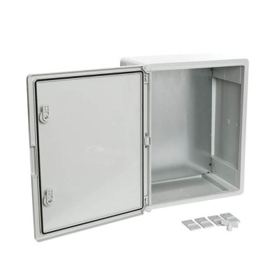 Корпус ЩМП 500х400х240 IP65 сер. дверь с монтажн. панелью пластик. Промрукав PR08.26485