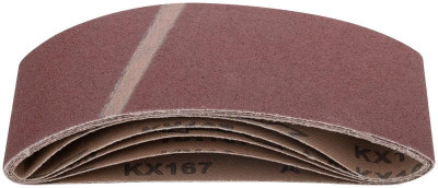 Лента шлифовальная бесконечные водостойкие на тканевой основе (уп.5шт) 75х457мм Р 80 FIT 39684