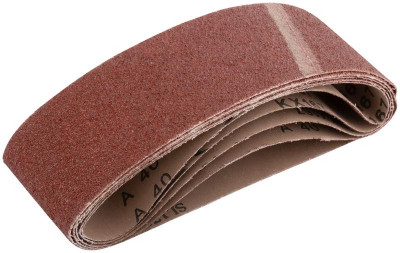 Лента шлифовальная бесконечные водостойкие на тканевой основе (уп.5шт) 75х533мм Р 40 FIT 39692