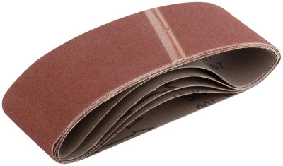 Лента шлифовальная бесконечные водостойкие на тканевой основе (уп.5шт) 75х533мм Р 100 FIT 39695