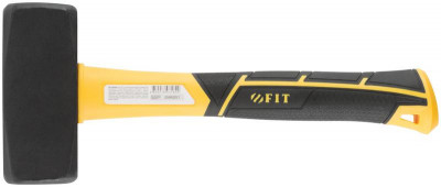 Кувалда кованая Профи 2кг фибергласовая усилен. ручка FIT 45226