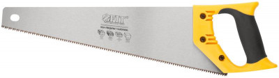 Ножовка по дереву средний каленый зуб 7 ТPI 2D заточка пластиковая прорезиненная ручка 400мм FIT 40431