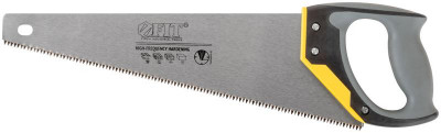 Ножовка по дереву средний каленый зуб 7 ТPI 3D заточка 3К пласт.прорезиненная ручка профи 400мм FIT 40451