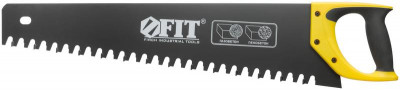 Ножовка по пенобетону карбидные вставки на каждом 2-ом зубе прорезиненная ручка 550мм FIT 40771