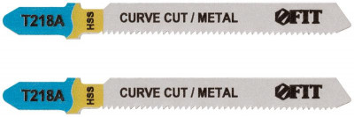 Полотно по металлу HSS 76/51/1.1мм (T218A) фрезерованные волнистые зубья (уп.2шт) FIT 40910