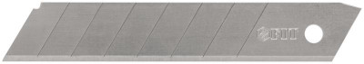 Лезвие для ножа технического 18мм 8 сегментов сталь SK5 (уп.(уп.10шт)) FIT 10421