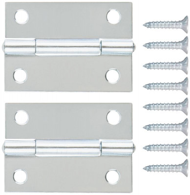 Петля универсальная набор 2шт цинк 50х35мм (уп.2шт) КУРС 66362