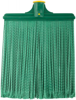 Метла плоская №1 260х330мм посадочный d25мм мягкая пластик. КУРС 68068