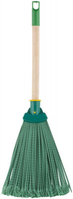 Веник пластиковый с деревянной ручкой 240х660мм КУРС 68075