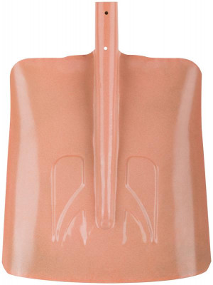 Лопата для уборки снега тротуарная 340х385мм без черенка сталь КУРС 68121