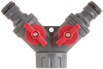 Распределитель 2-х канальный. внутренняя резьба основания 3/4дюйм КУРС 76427