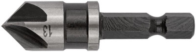 Зенкер конический легированная сталь хвостовик под биту 13мм FIT 36445
