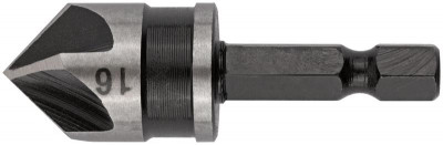 Зенкер конический легированная сталь хвостовик под биту 16мм FIT 36446