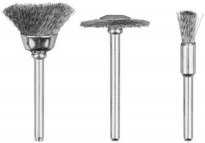 Корщетка из нержавеющей стали набор 3шт FIT 36906