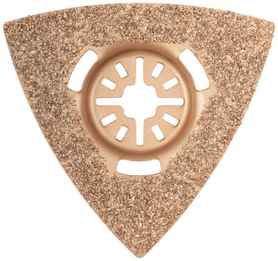 Насадка шлифовальная карбидная треугольная 80мм FIT 37935