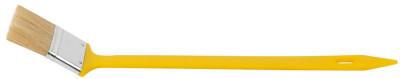 Кисть радиаторная натуральная светлая щетина желт. пластиковая ручка 2дюйм (50мм) FIT 01220