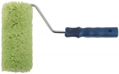 Валик полиакриловый нитяной профи бюгель 8мм диам. 58/94мм ворс 18мм 180мм зел. FIT 02185